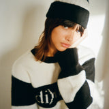 STRIPED BEANIE KNIT