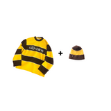 Sweater + Beanie Bundle Yellow / Brown