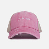 (DI)VISION LOGO CAP WASHED PINK