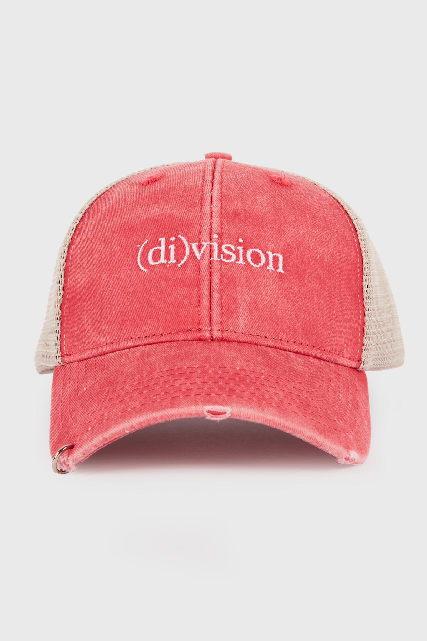 (di)vision logo cap washed red - (di)vision